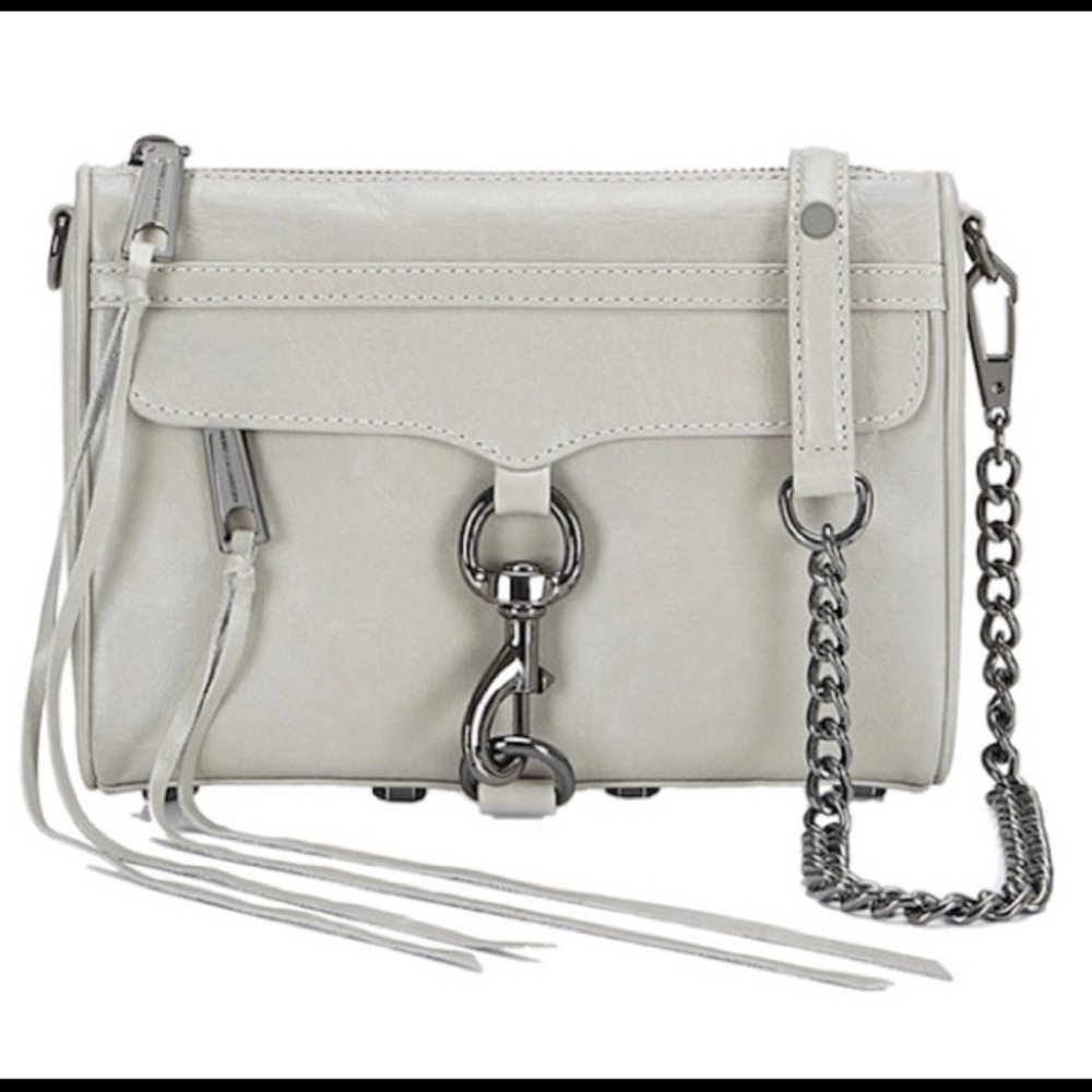 Rebecca Minkoff Leather Mac Putty Large